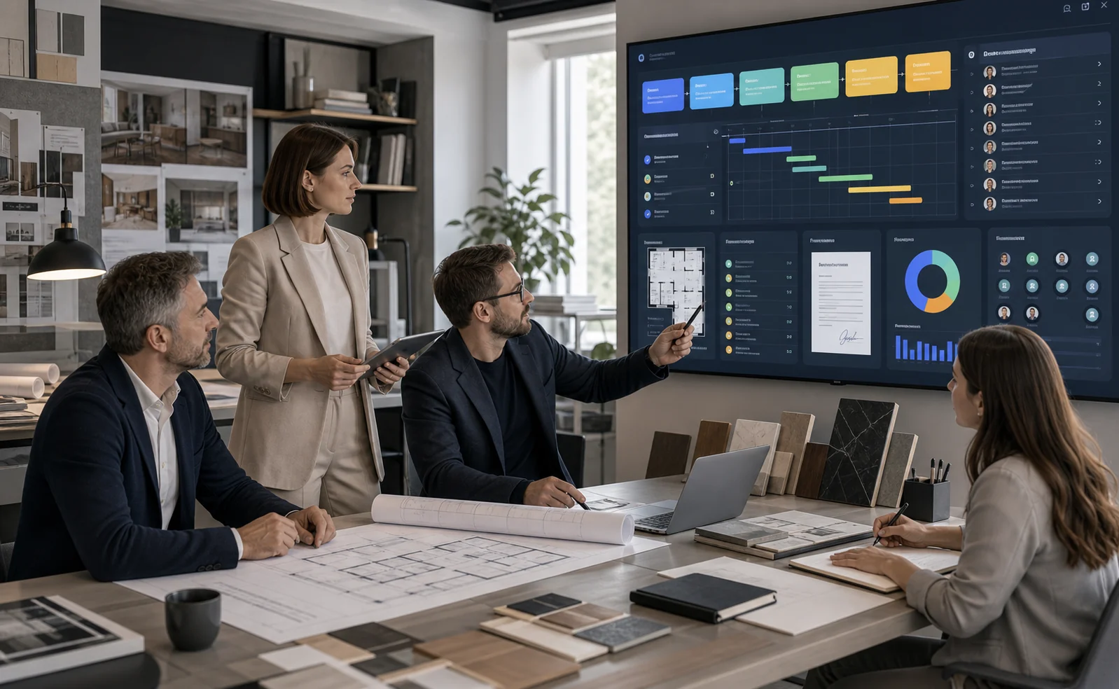 Битрикс24 для дизайн-студии интерьера, CRM, задачи, проекты и документы