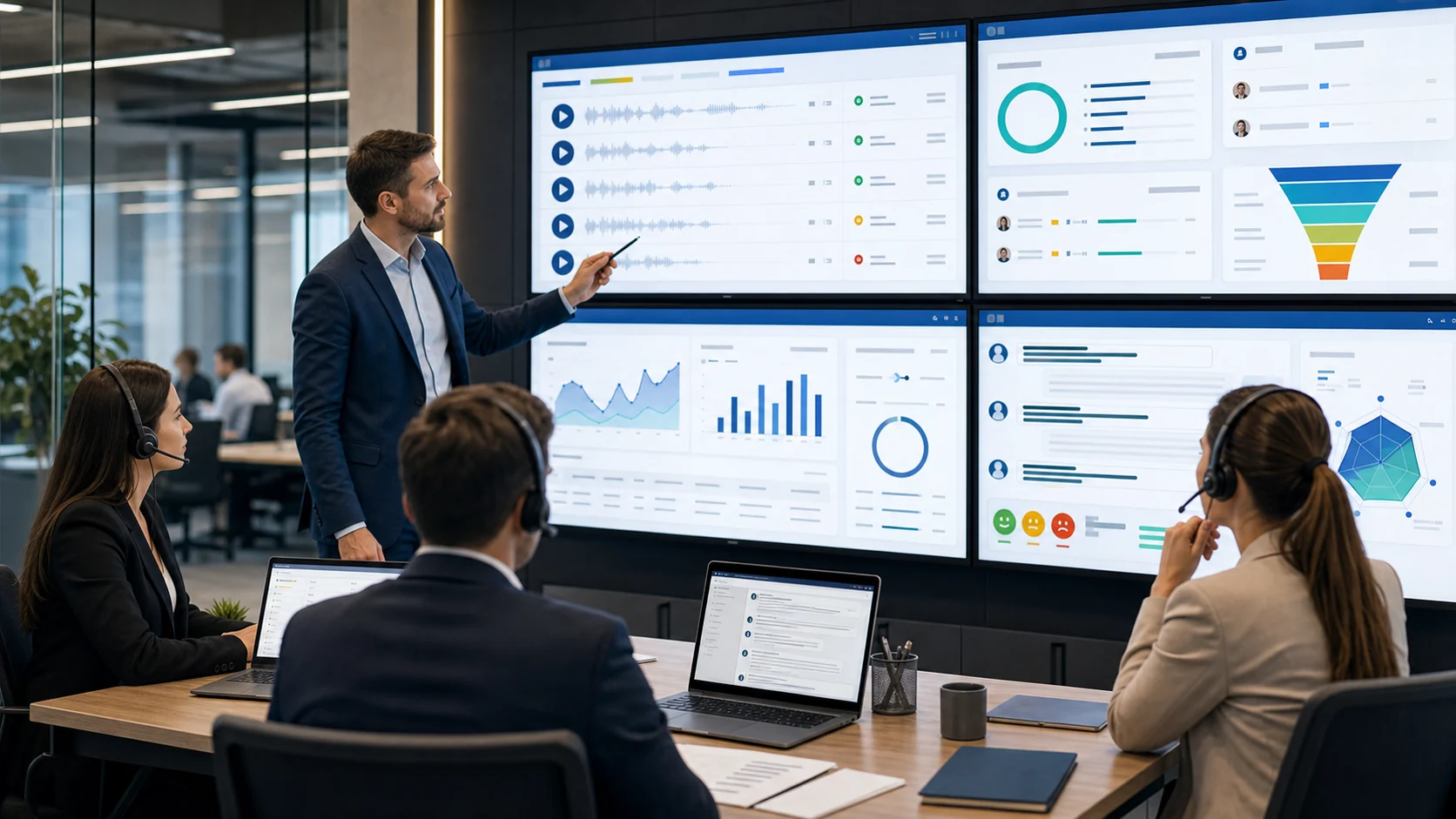 Контроль качества звонков в CRM, записи, чек-листы, AI и задачи менеджерам