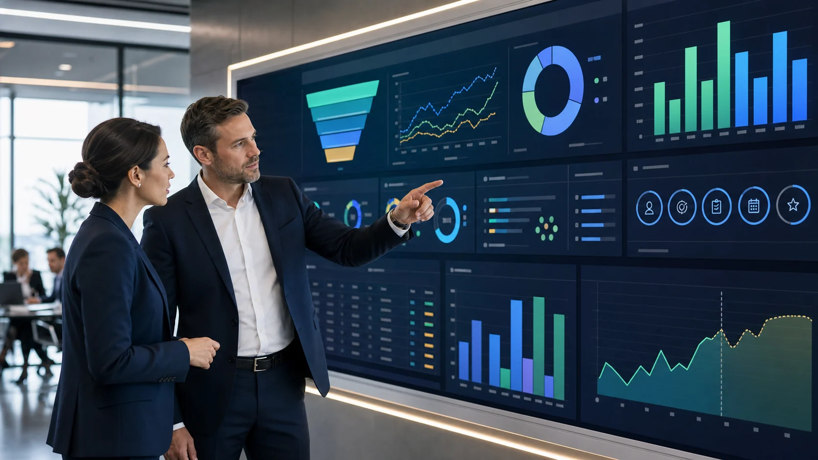 CRM-дашборд для руководителя и отдела продаж